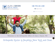 Tablet Screenshot of orthodayan.com